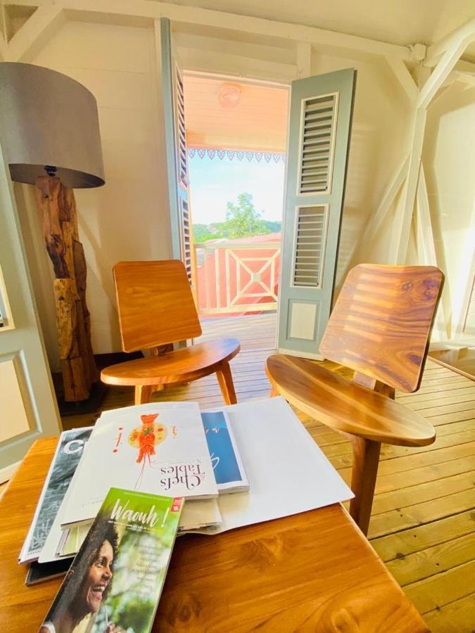Habitation Baliache - Maison Creole Avec Jardin Privatif, Plage A 200M Deshaies Zewnętrze zdjęcie
