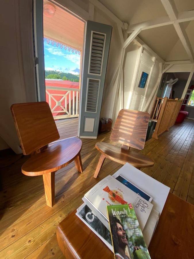 Habitation Baliache - Maison Creole Avec Jardin Privatif, Plage A 200M Deshaies Zewnętrze zdjęcie