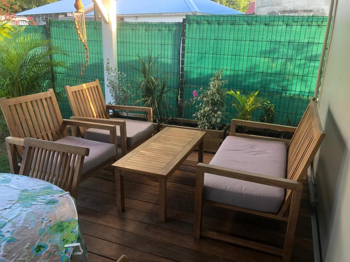 Habitation Baliache - Maison Creole Avec Jardin Privatif, Plage A 200M Deshaies Zewnętrze zdjęcie