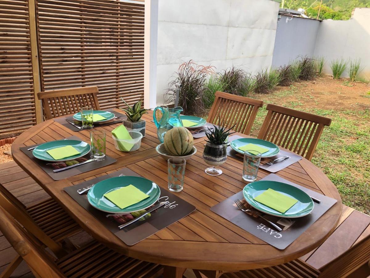 Habitation Baliache - Maison Creole Avec Jardin Privatif, Plage A 200M Deshaies Zewnętrze zdjęcie