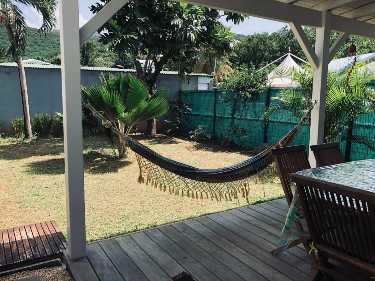 Habitation Baliache - Maison Creole Avec Jardin Privatif, Plage A 200M Deshaies Zewnętrze zdjęcie